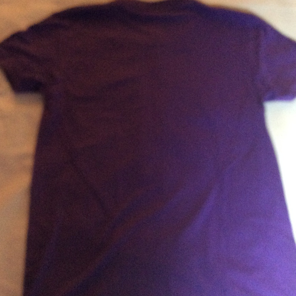 NWOT Purple Top Model T Shirt Fits Size S or XS - Picture 3 of 4